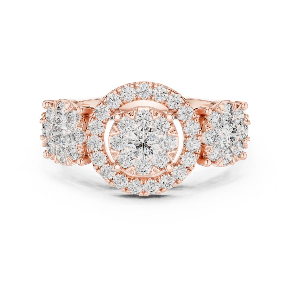 Pear Shaped Lab Grown Diamond Wedding Band