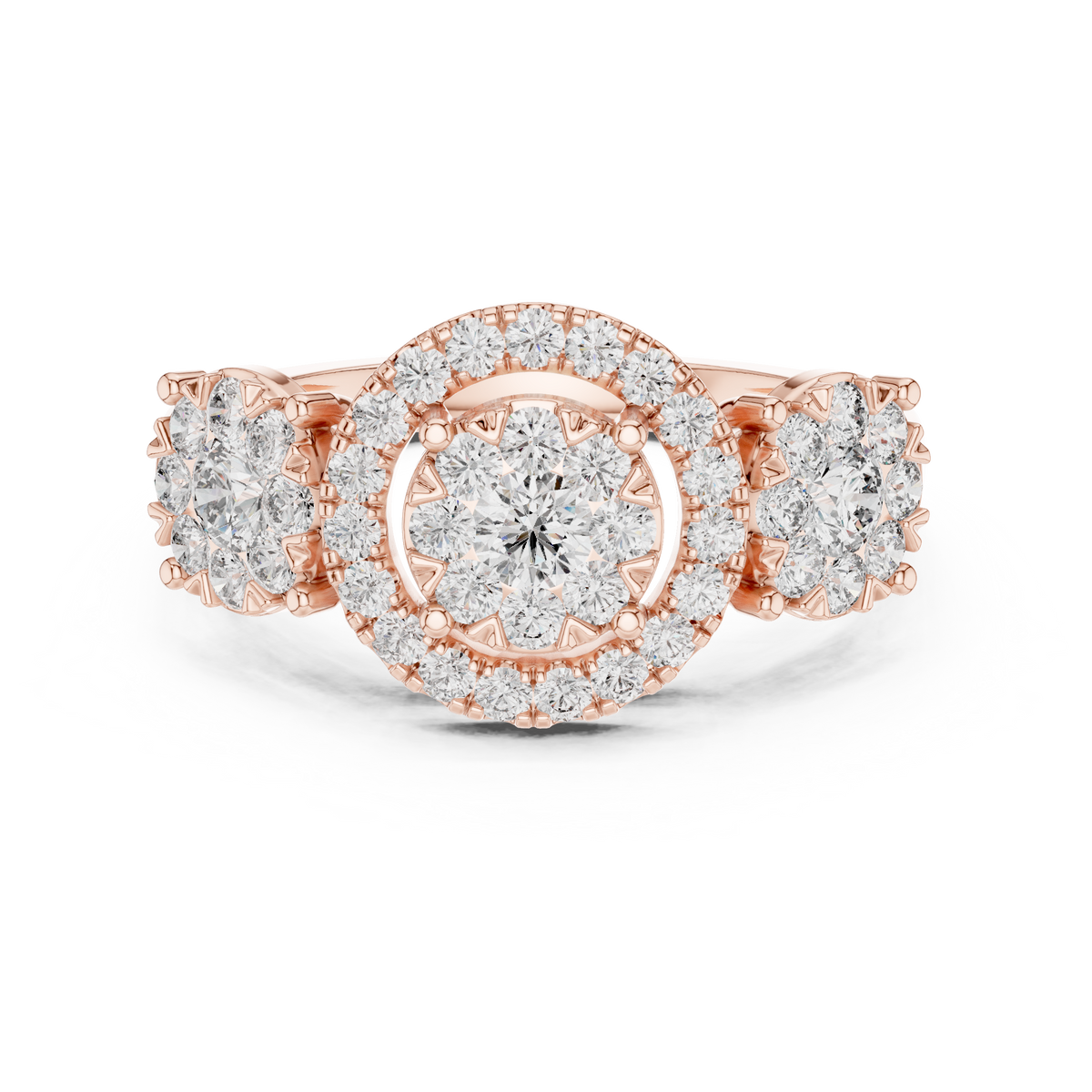 Pear Shaped Lab Grown Diamond Wedding Band