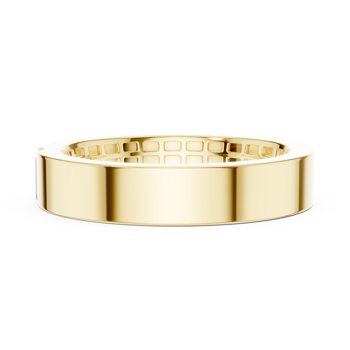 Baguette cut Diamond Mens Band