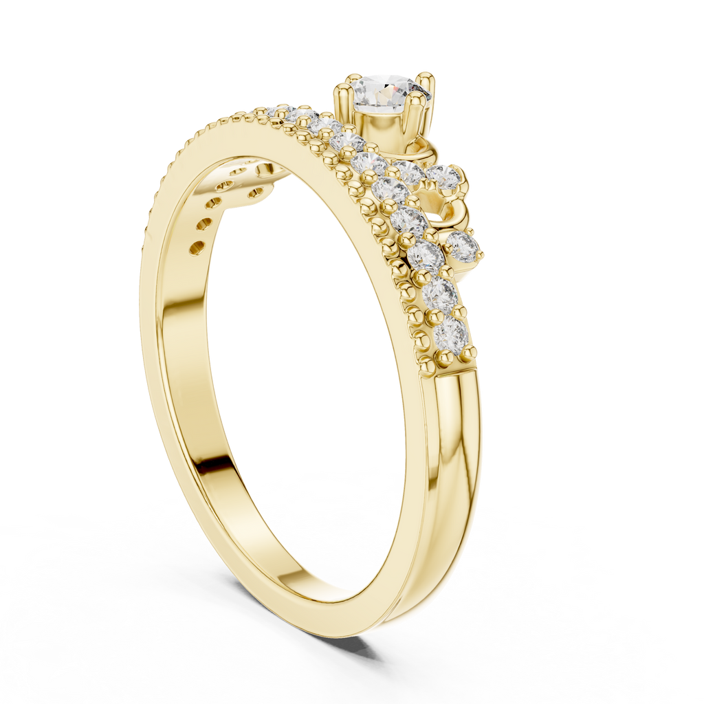Tiara Style Lab Grown Diamond Wedding Band